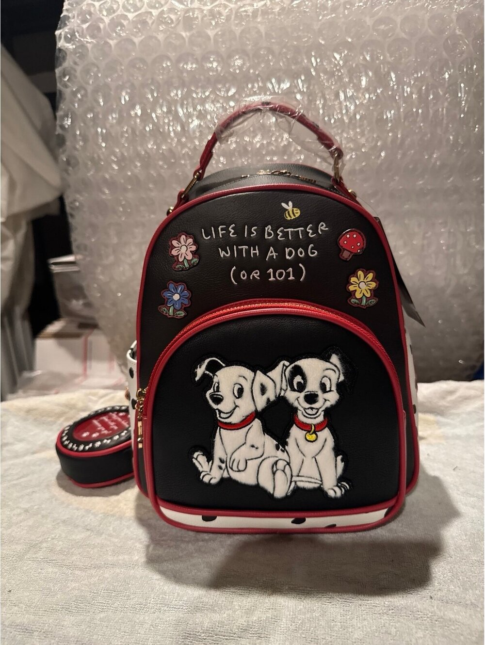 Disney 101 Dalmatians Mini Backpack with Coin Purse NWT